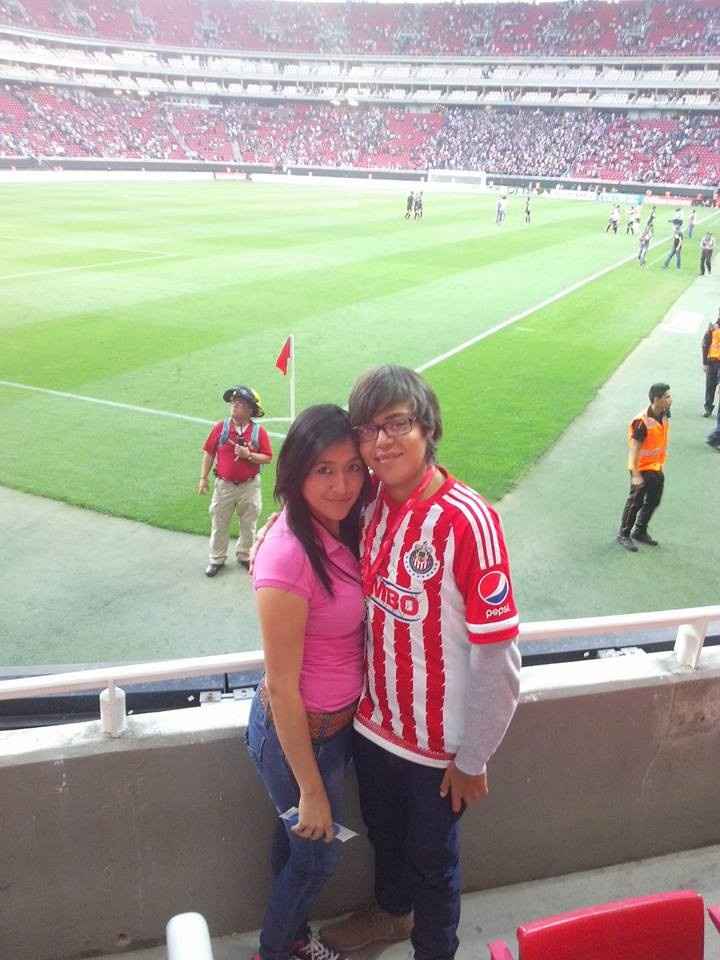 Orgullosamente Chivas, el equipo más mexicano! (Aunque ese día no me puse la playera) jajaja
