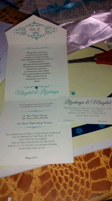 Listas mis incitaciónes para entregar :) - 3