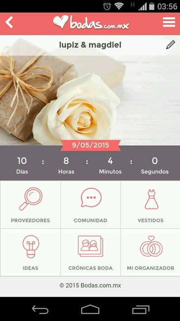 Comienza la cuenta regresiva.... 10 dias - 4