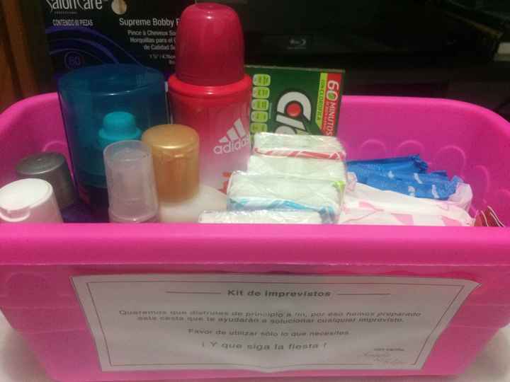 Kit de imprevistos para el baño - 5