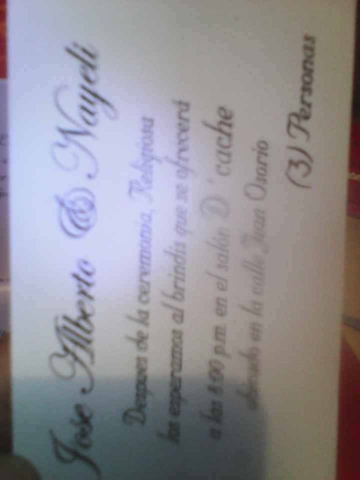 Avances: al fin tenemos nuestras invitaciones lista !!! :) - 5