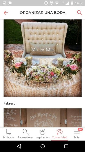 Mesa de novios - 2