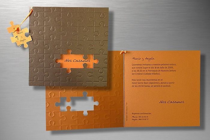 Invitación rompecabezas