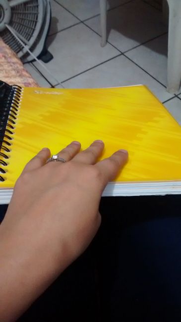 La libreta que use como agenda para mi bod@ - 1