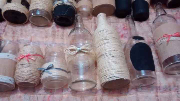 Centros de mesa vintage ecológicos diy - 5