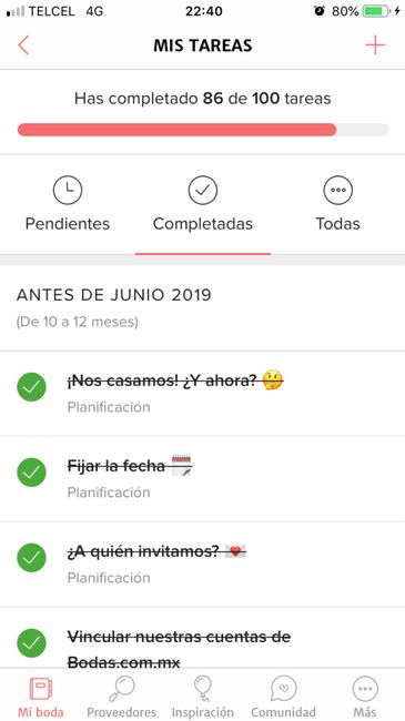 ¡Sácale una captura de pantalla a tu lista de tareas de Bodas.com.mx! 14