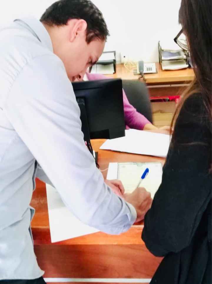 Sentimientos encontrados/boda civil - 1