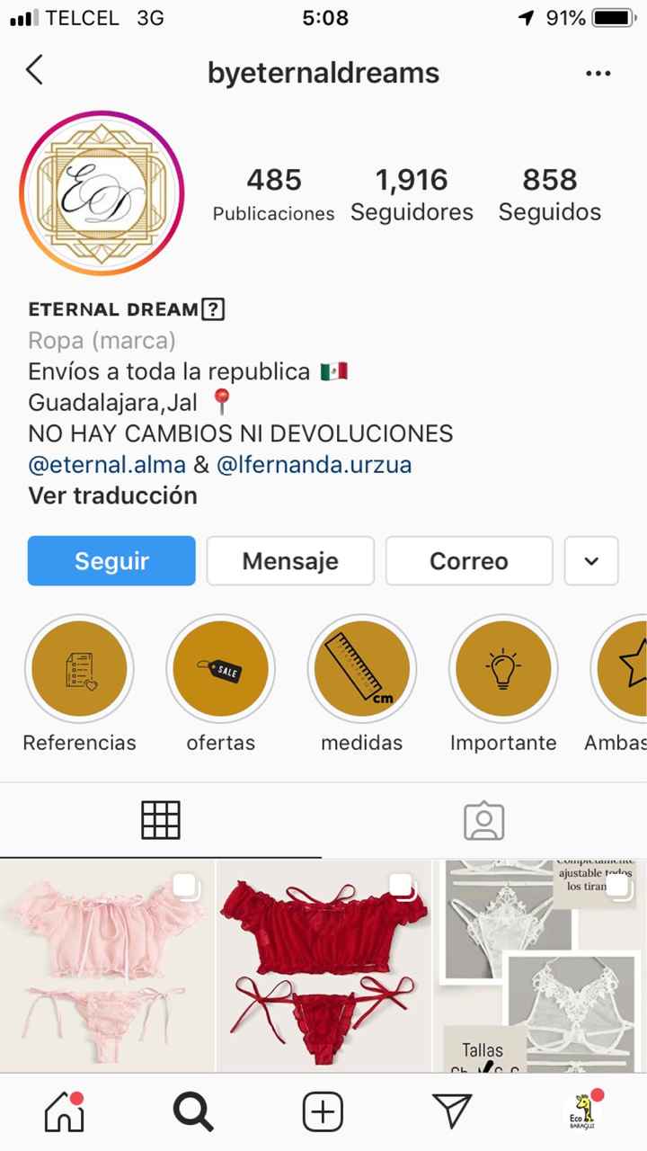 ¿Lugar en donde comprar lencería bonita por internet? - 1