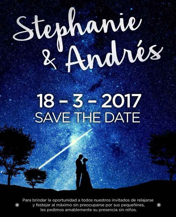 Sus fotos de save the date ? - 1