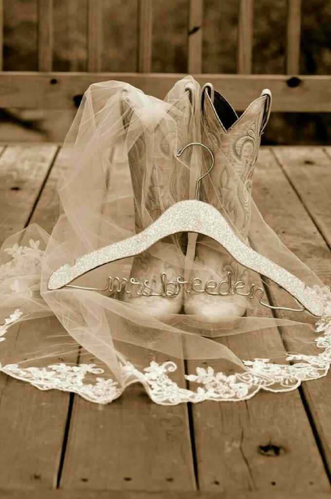 Zapatos de novia, estilo rústico. - 1