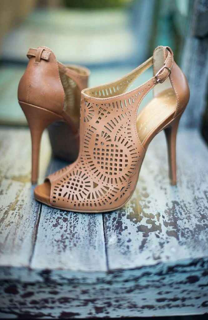Zapatos de novia, estilo rústico. - 4