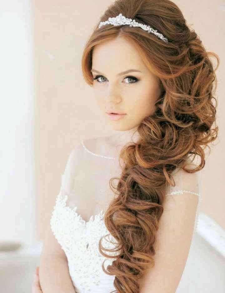 Peinados con tiaras. - 1