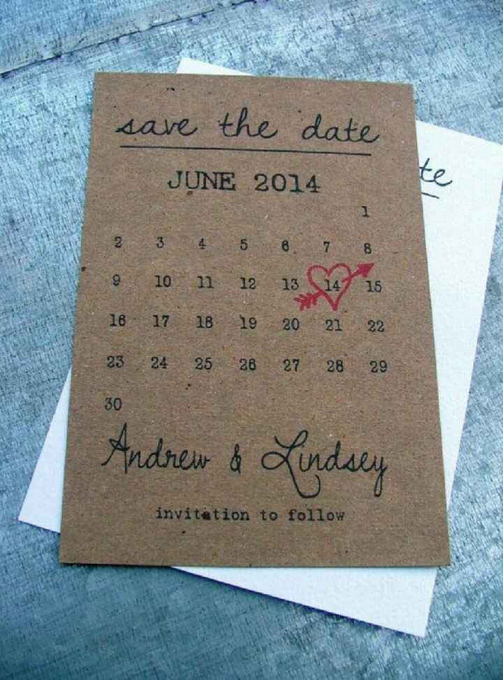 Save the date sin fotografías. - 1