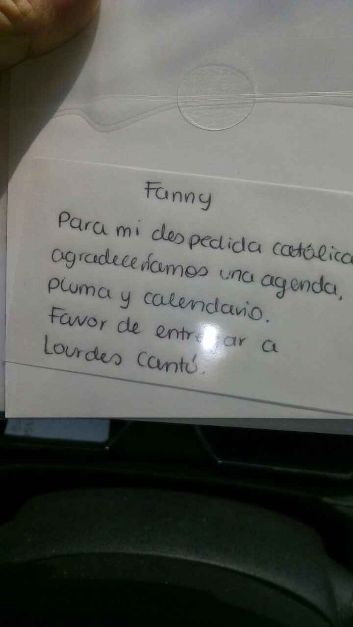 Despedida de soltera católica