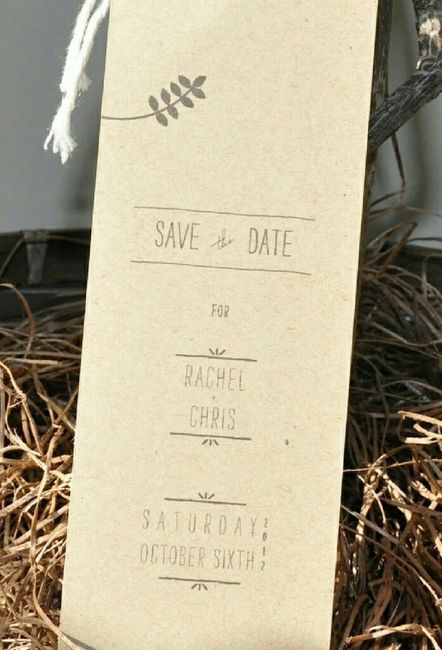 Save the date sin fotografías. - 5