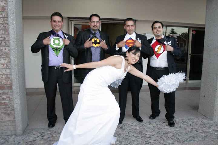 Con mis super héroes