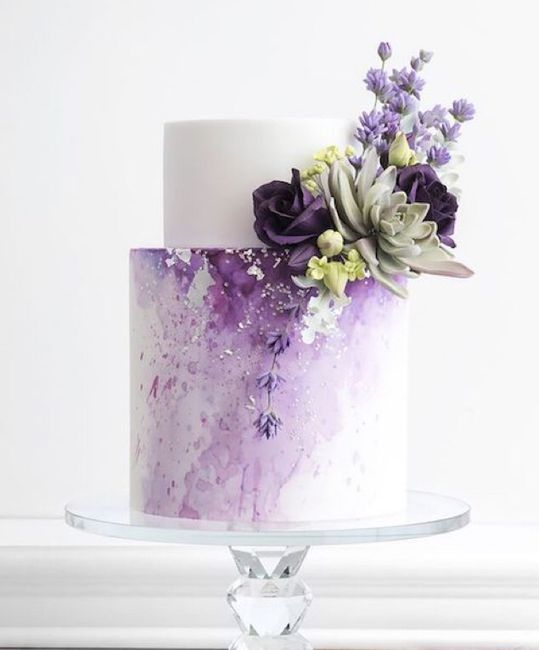 Pasteles En Tonos Morado Foro Banquetes Mx