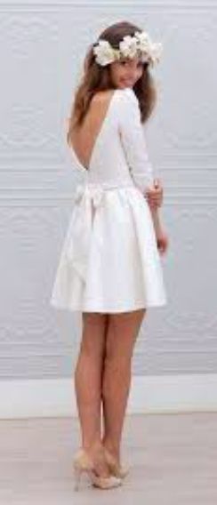 Outfits de novia para la boda civil 3