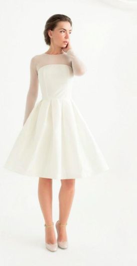 Outfits de novia para la boda civil 5