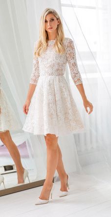 Outfits de novia para la boda civil 8