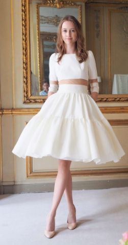 Outfits de novia para la boda civil 28