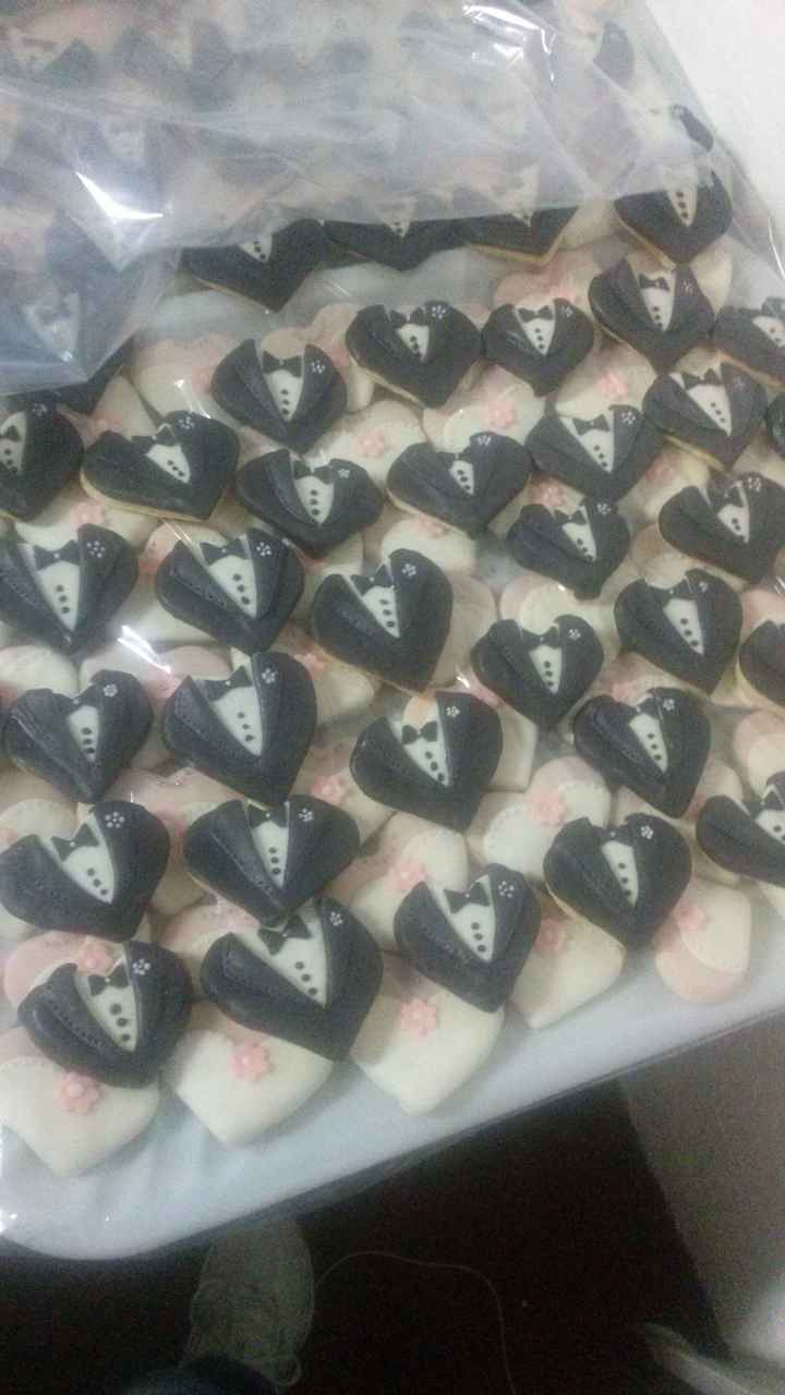Avances galletas novio y novia  - 1