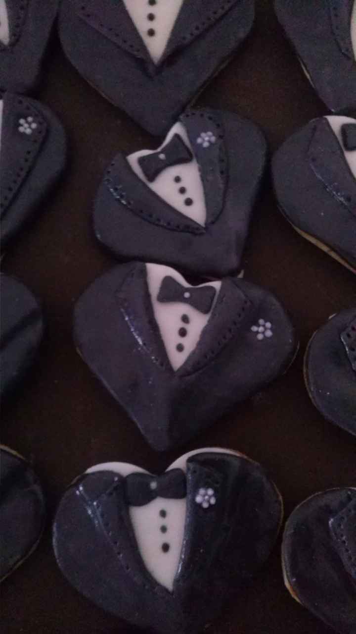 Avances galletas novio y novia  - 1