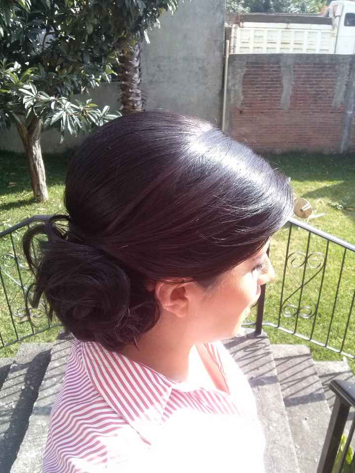 Prueba de peinado y maquillaje opinen  - 3