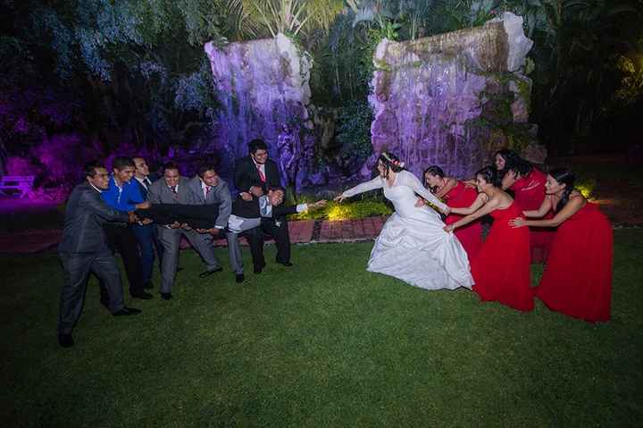 Secion con damas y best man!