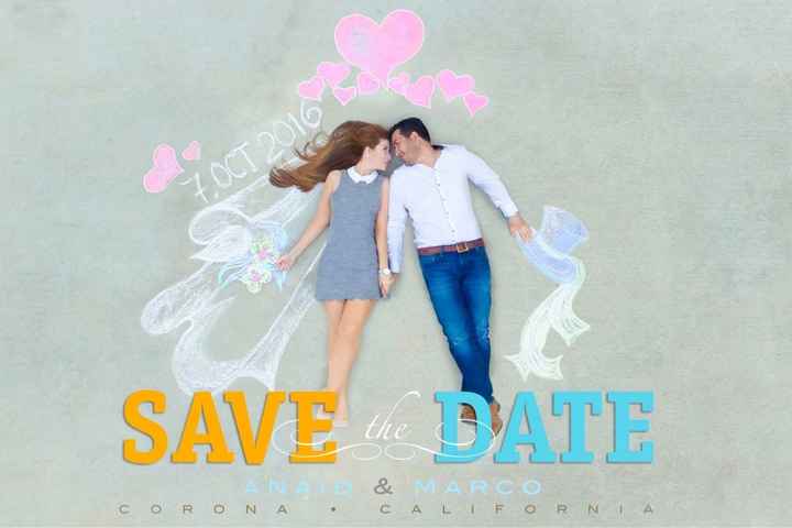 Aquí está nuestro "save the date" como les prometí! - 1