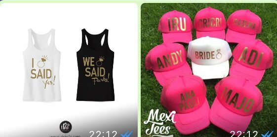 Despedida playera y gorra - 1