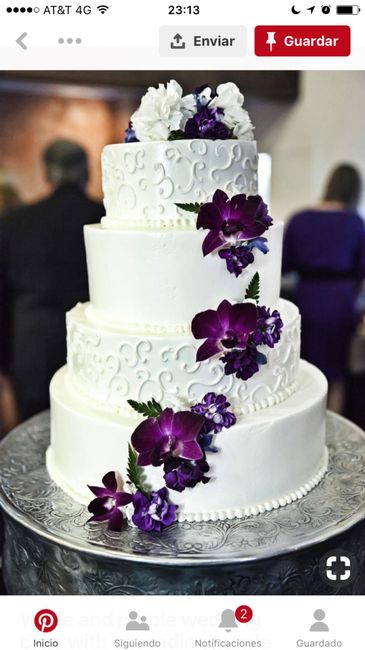 Mi pastel de boda será _____ - 1