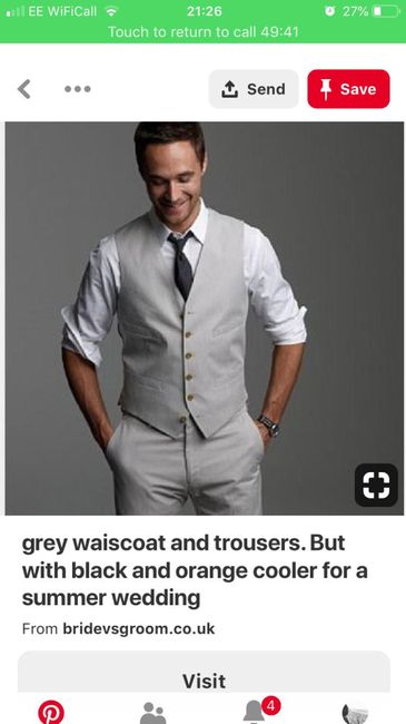 2 bodas, 2 trajes de novio. ¿Cuál prefieres? - 1