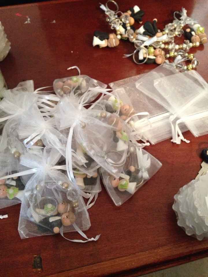 Centro de mesa burbujeros y llaveros - 2