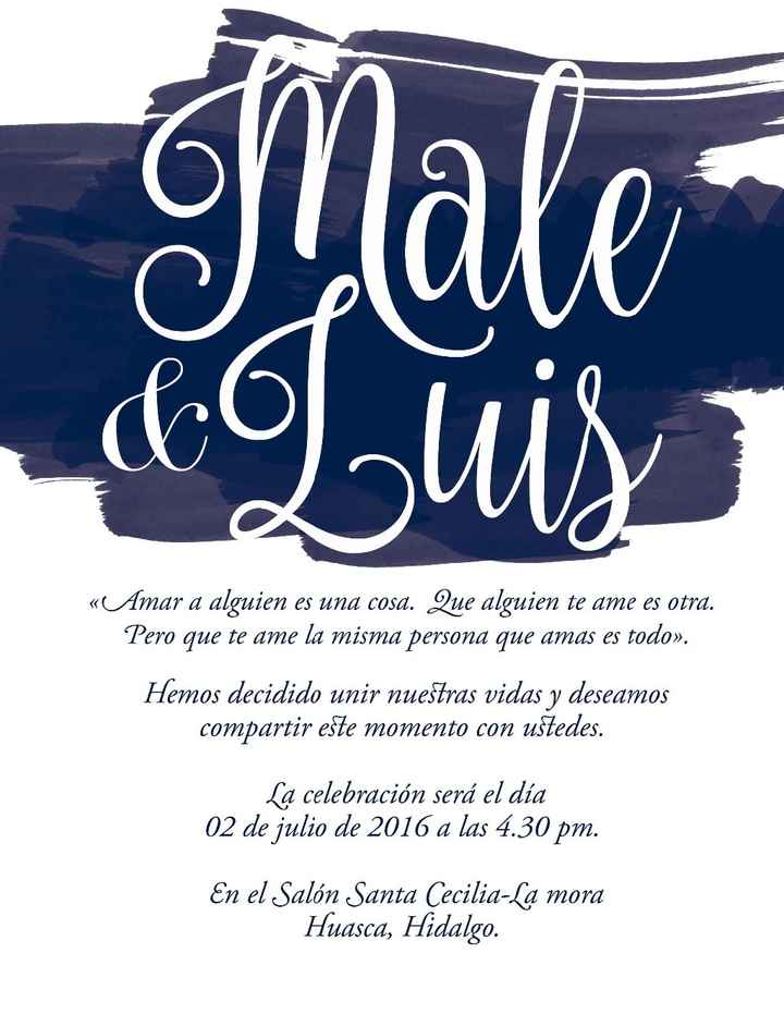 Invitación personalizada (electrónica)