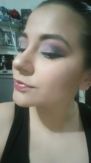 Nenas que dicen que opinan !!!?? mi primera prueba de peinado y maquillaje - 1