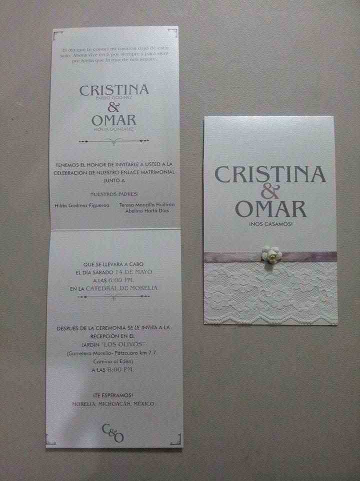 Invitaciones interior