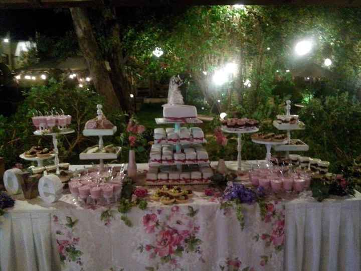 mesa de postres