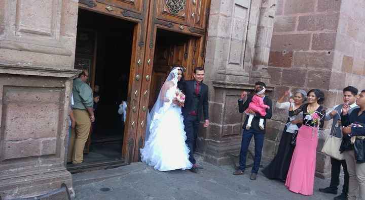 Justo saliendo