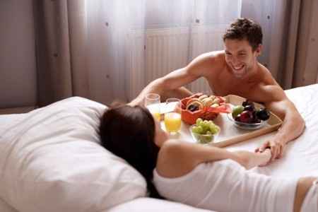 Llévale el desayuno a la cama