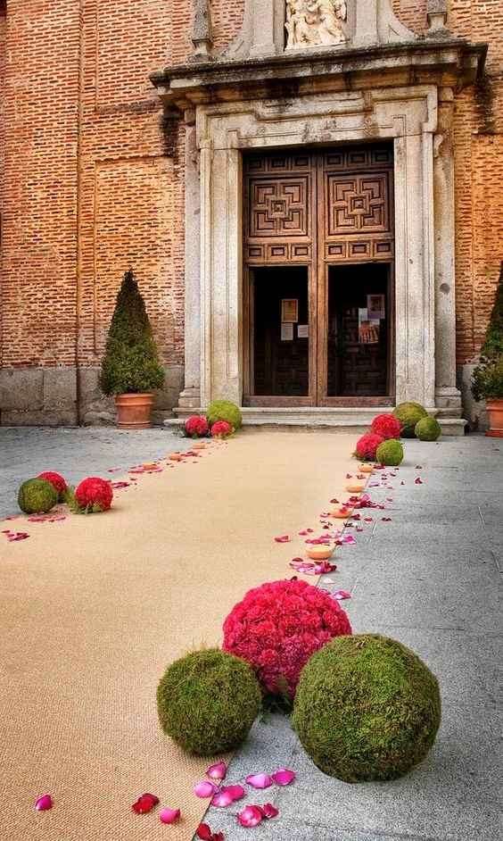 Pasillo De La Iglesia De La Boda