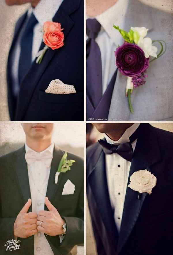 boutonniere del novio