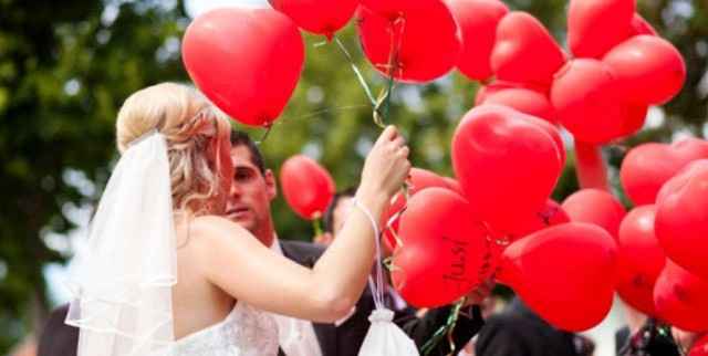 Globos en boda