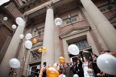 Globos en boda