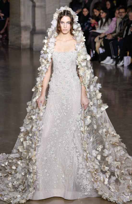 velo con flores 'cristalizadas'