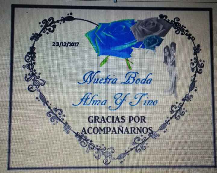 Logo para la boda. - 1