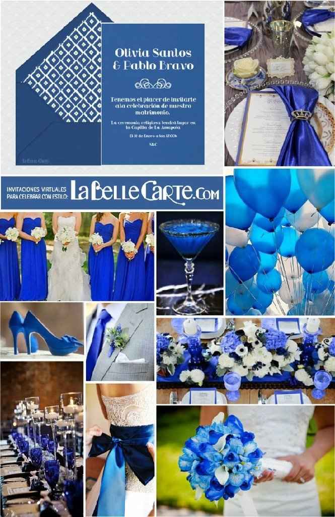 Combinacion de colores en azul y blanco - 5