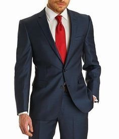 Novio en azul y rojo