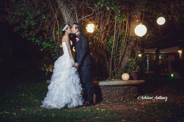 MI hermoso vestido hecho por mi tía