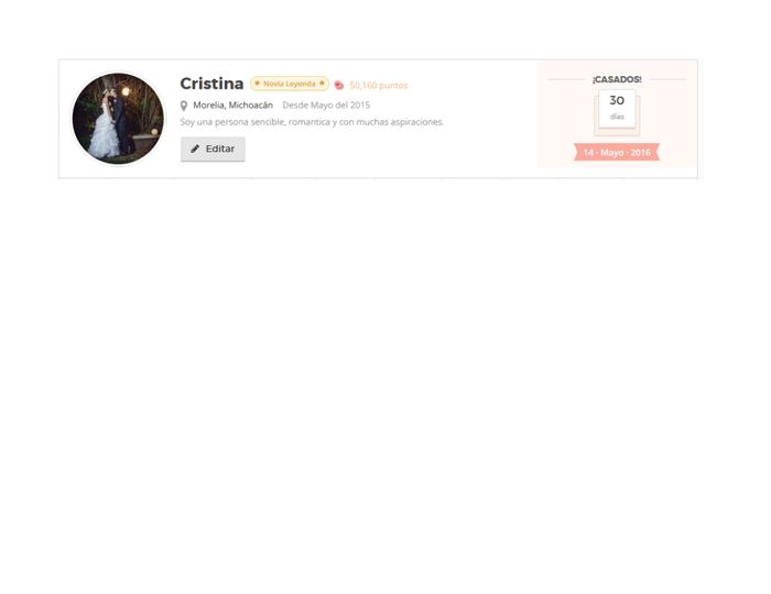 Ya 30 dás de casados